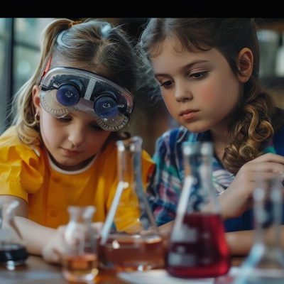 dos-chicas-jovenes-laboratorio-ciencias-gafas-seguridad-mirando-vasos-llenos-liquidos-coloridos_14117-668979